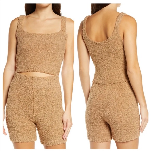 SKIMS Other - NEW Skims Cozy Knit Tank & Shorts Set
